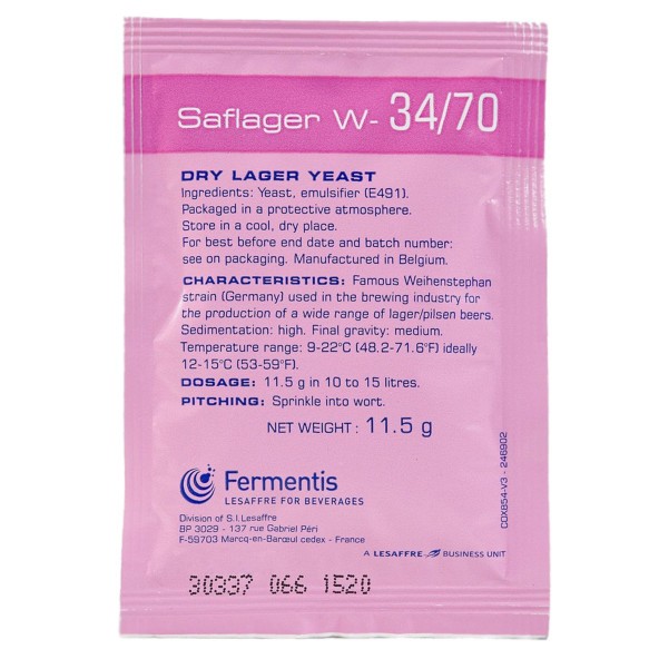 Fermentis SafLager W34/70